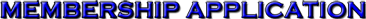Membership Application