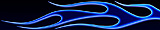 Blue Flames Left