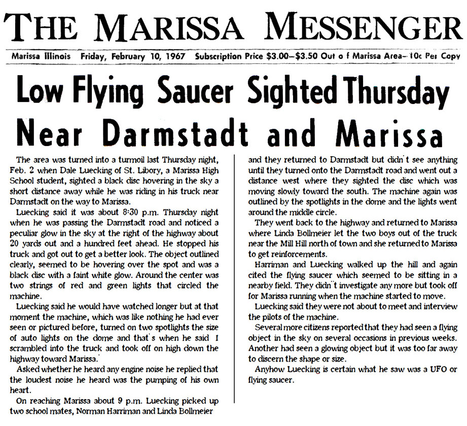 Marissa UFO Landing