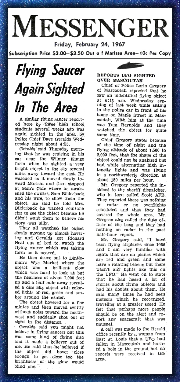 Marissa UFO Landing